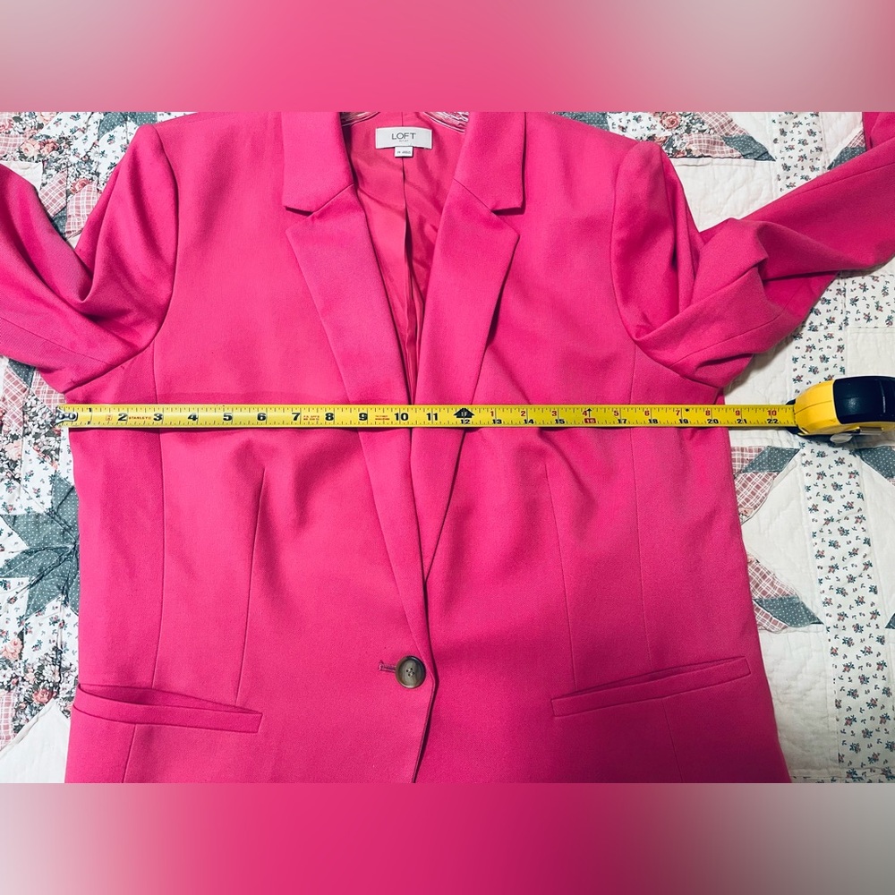 Loft One-Button Classic Blazer - Picture 8 of 9